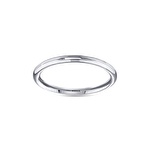 Beyaz Altın Erkek Alyans - 2 mm