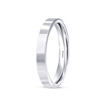 Beyaz Altın Superlight Erkek Alyans - 3 mm