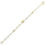 Altın Kalp Zincir Bileklik