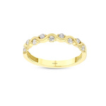 Altın Taşlı Tasarım Yüzük