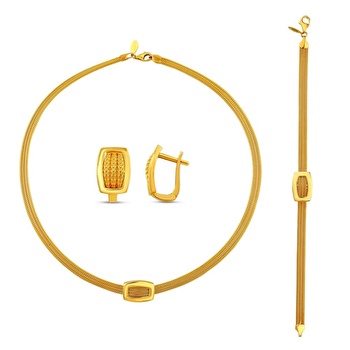 Altın Üçlü Hasır Set