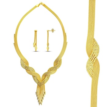Altın Üçlü Hasır Set
