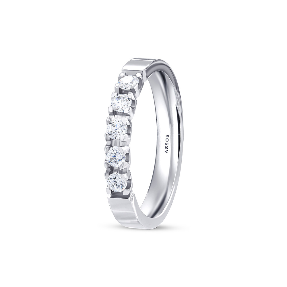 Beyaz Altın Superlight Kadın Alyans - 3 mm