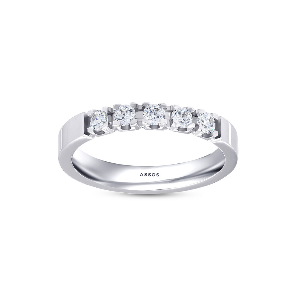 Beyaz Altın Superlight Kadın Alyans - 3 mm