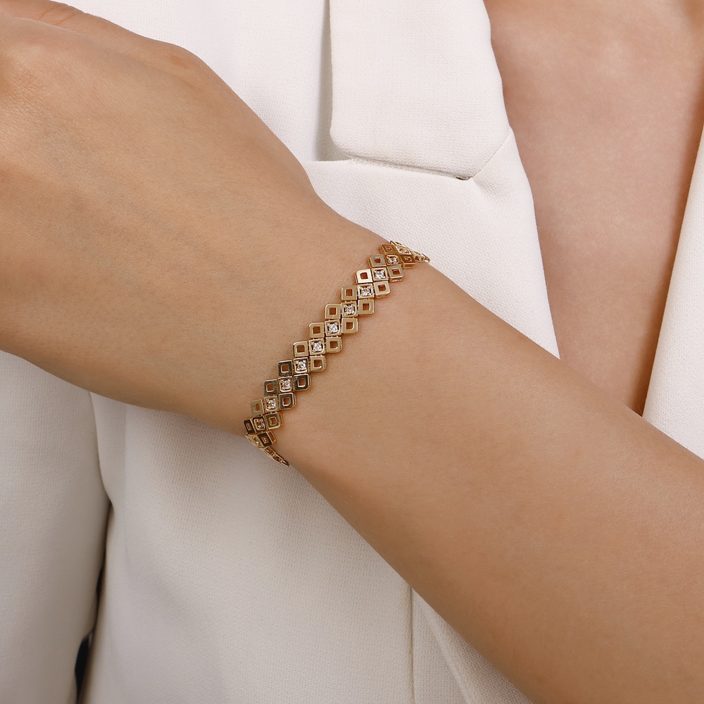 Altın Tasarım Bileklik