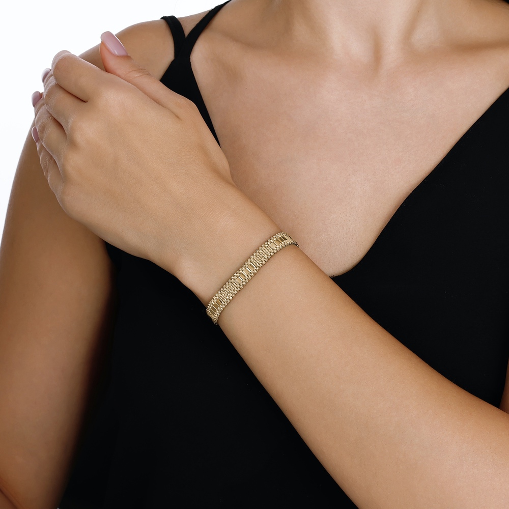 Altın Tasarım Bileklik