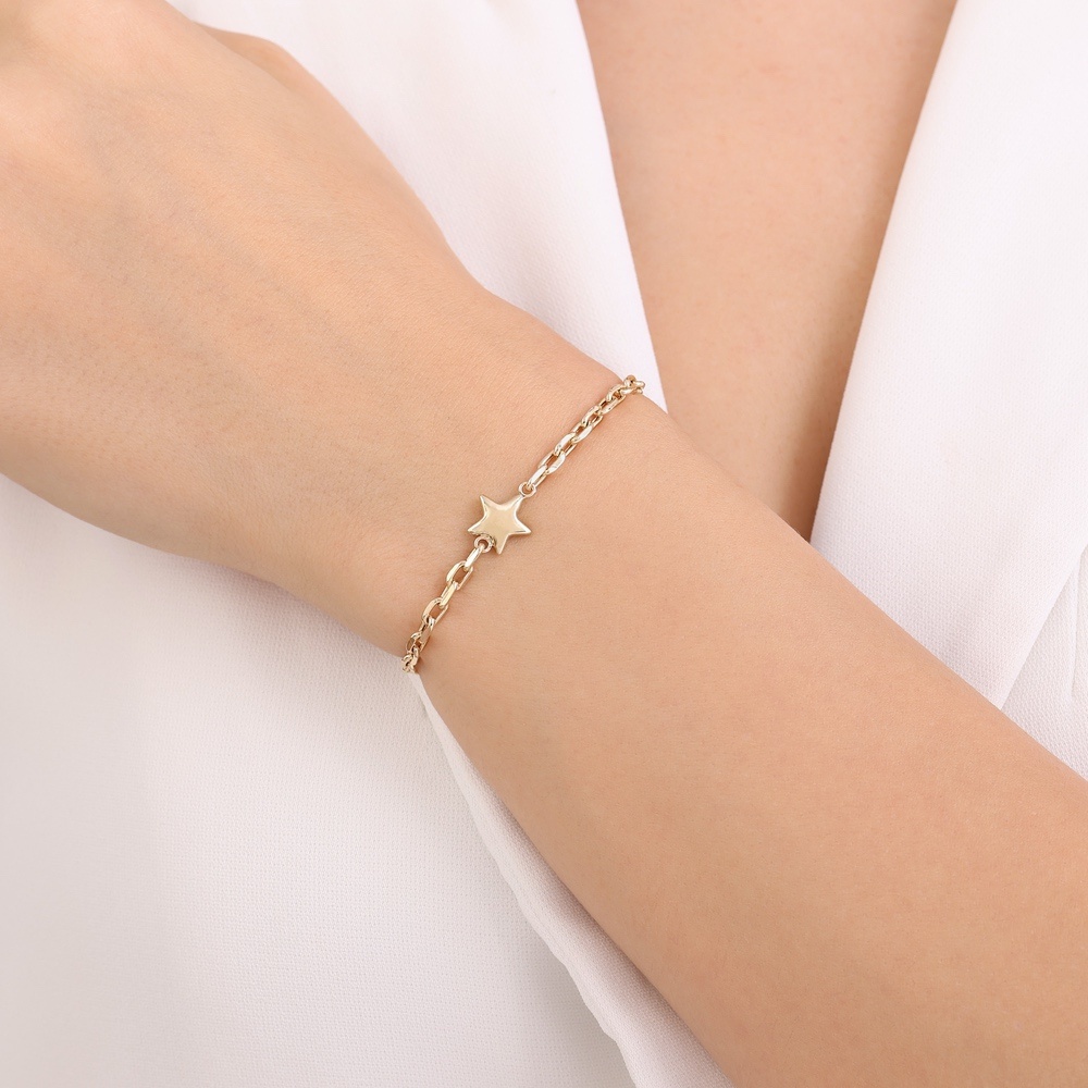 Altın Yıldız Bileklik