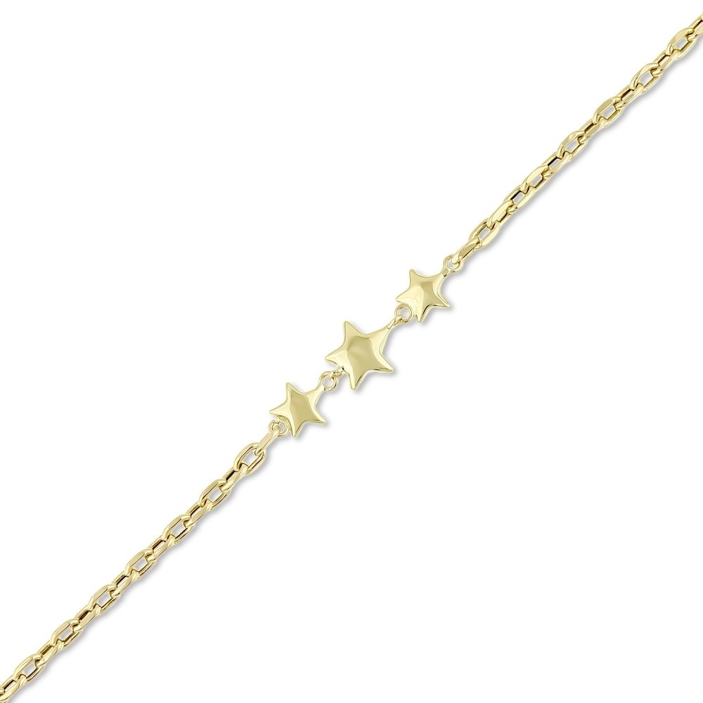 Altın Yıldız Zincir Bileklik