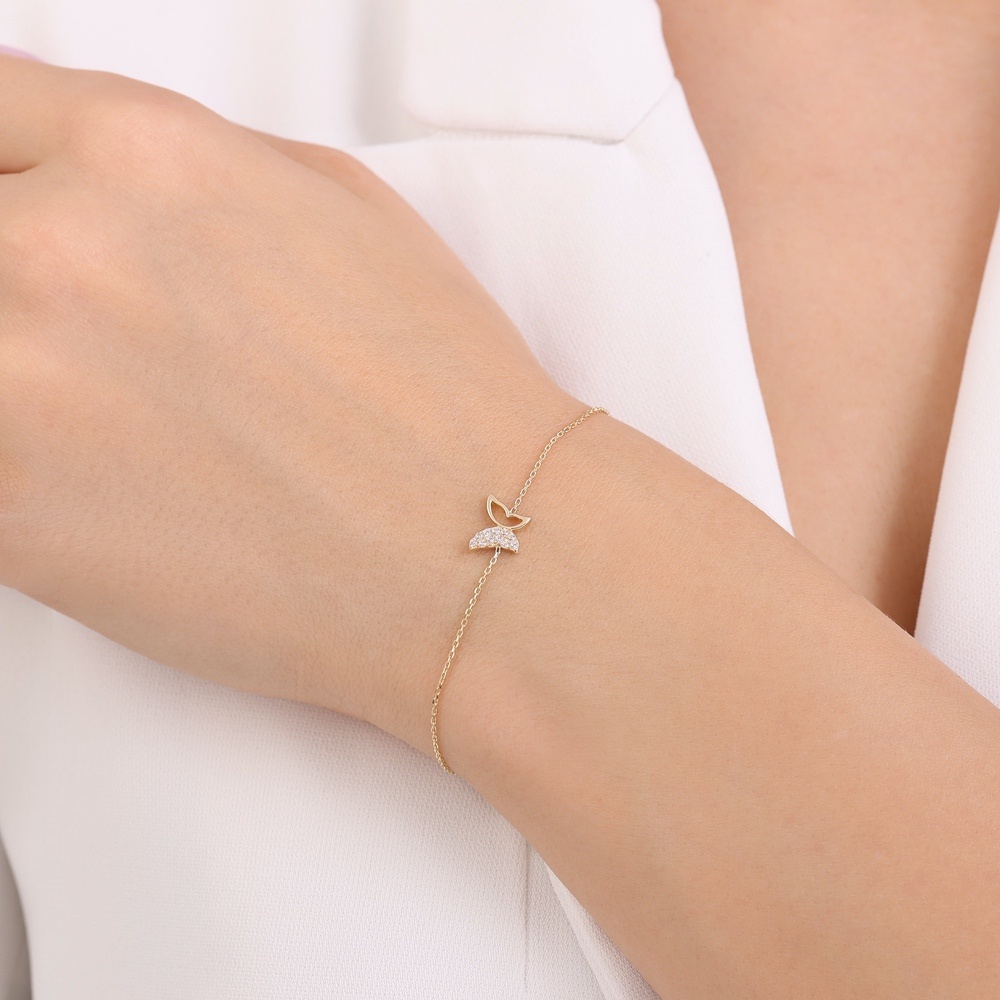 Altın Kelebek Bileklik