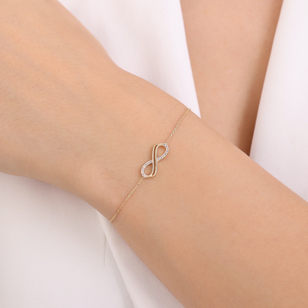 Altın Sonsuzluk Bileklik
