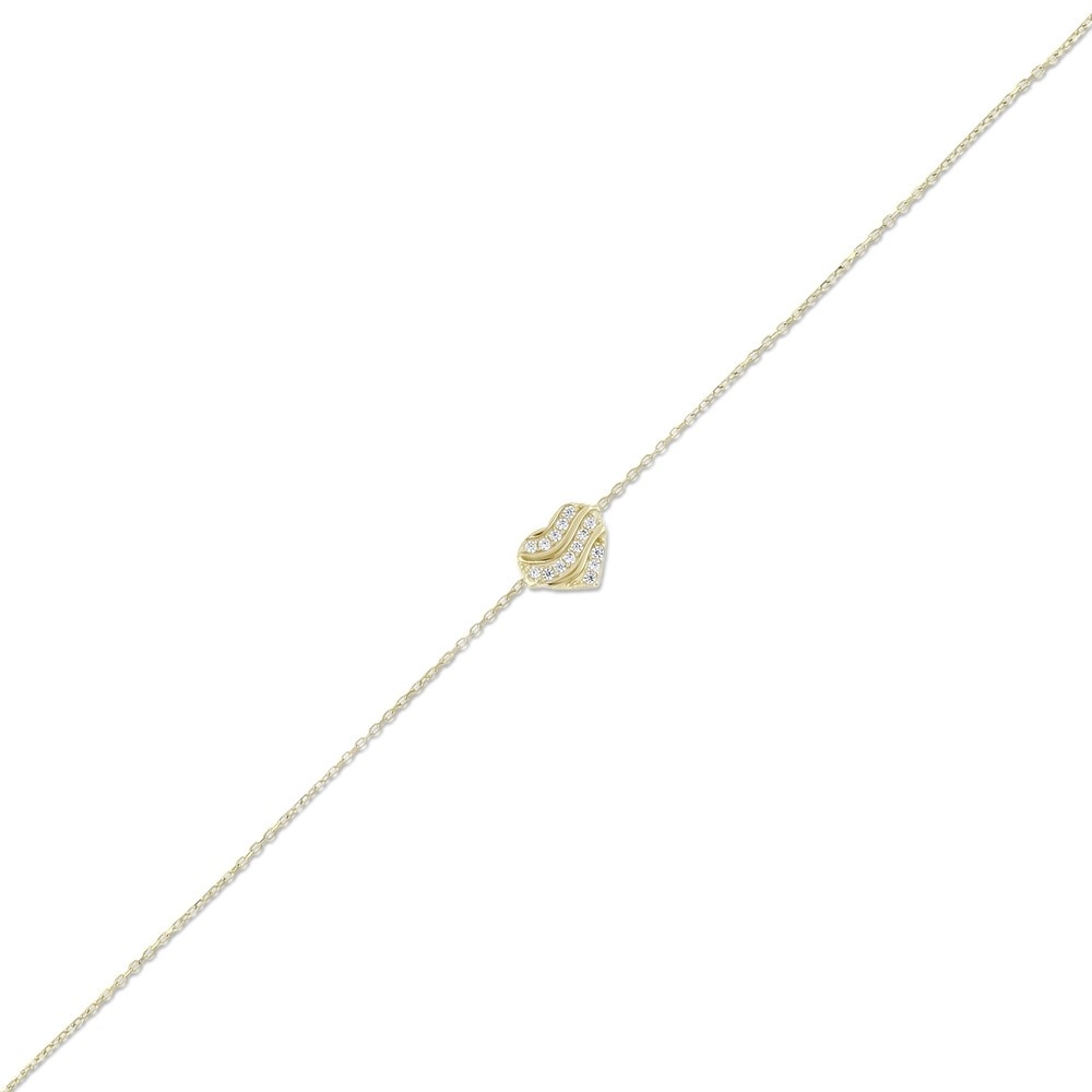 Altın Kalp Bileklik