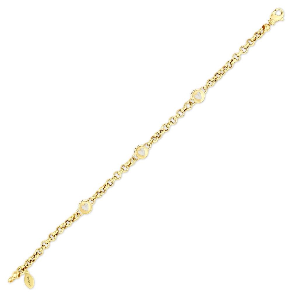 Altın Yıldız Zincir Bileklik