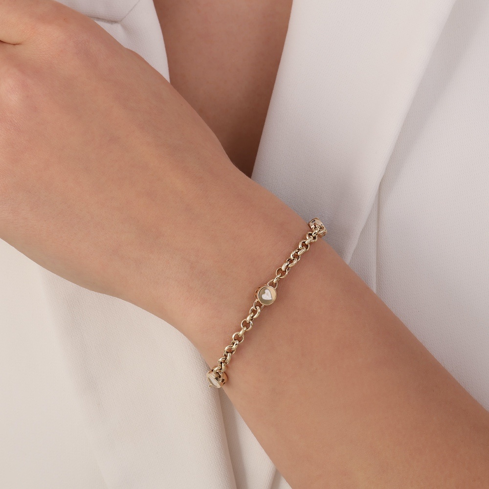 Altın Yıldız Zincir Bileklik