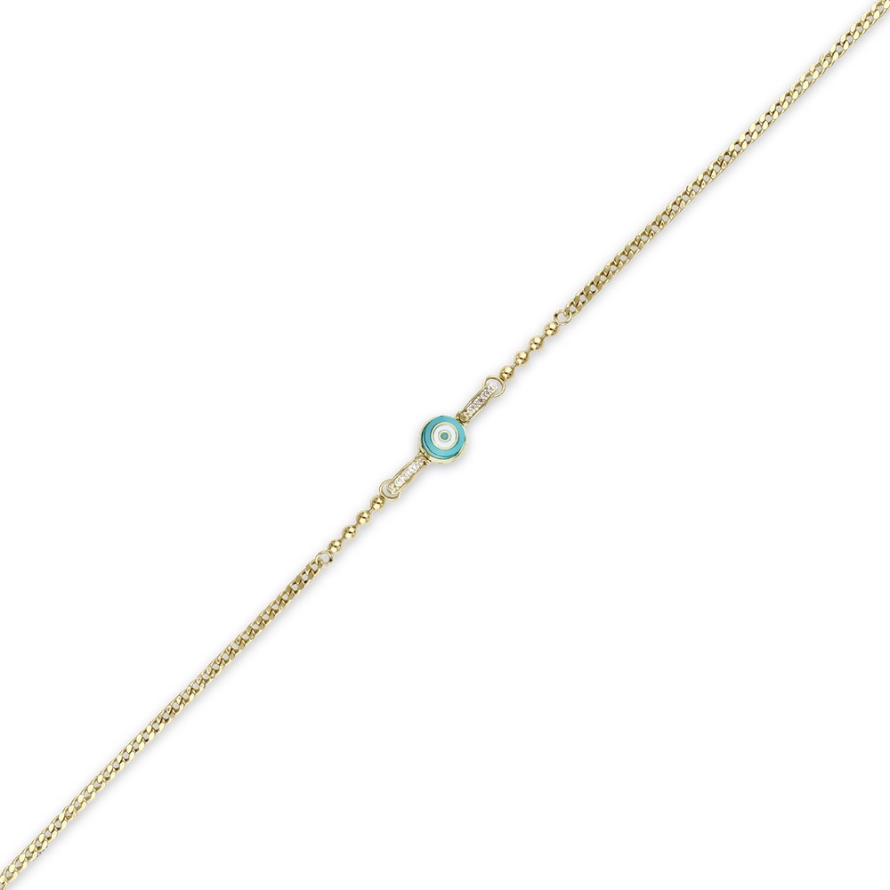 Altın Nazar Boncuklu Bileklik