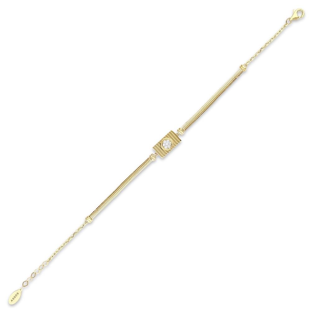 Altın Tasarım Zincir Bileklik