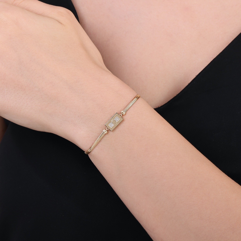 Altın Tasarım Zincir Bileklik