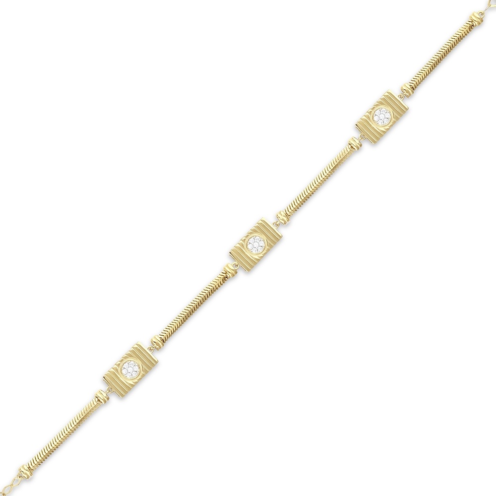 Altın Tasarım Zincir Bileklik