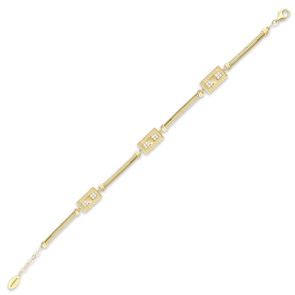 Altın Tasarım Zincir Bileklik