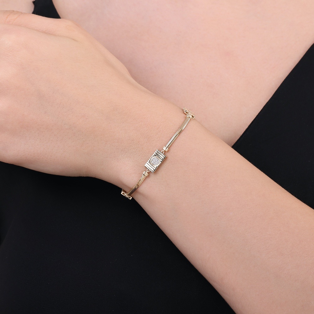 Altın Tasarım Zincir Bileklik