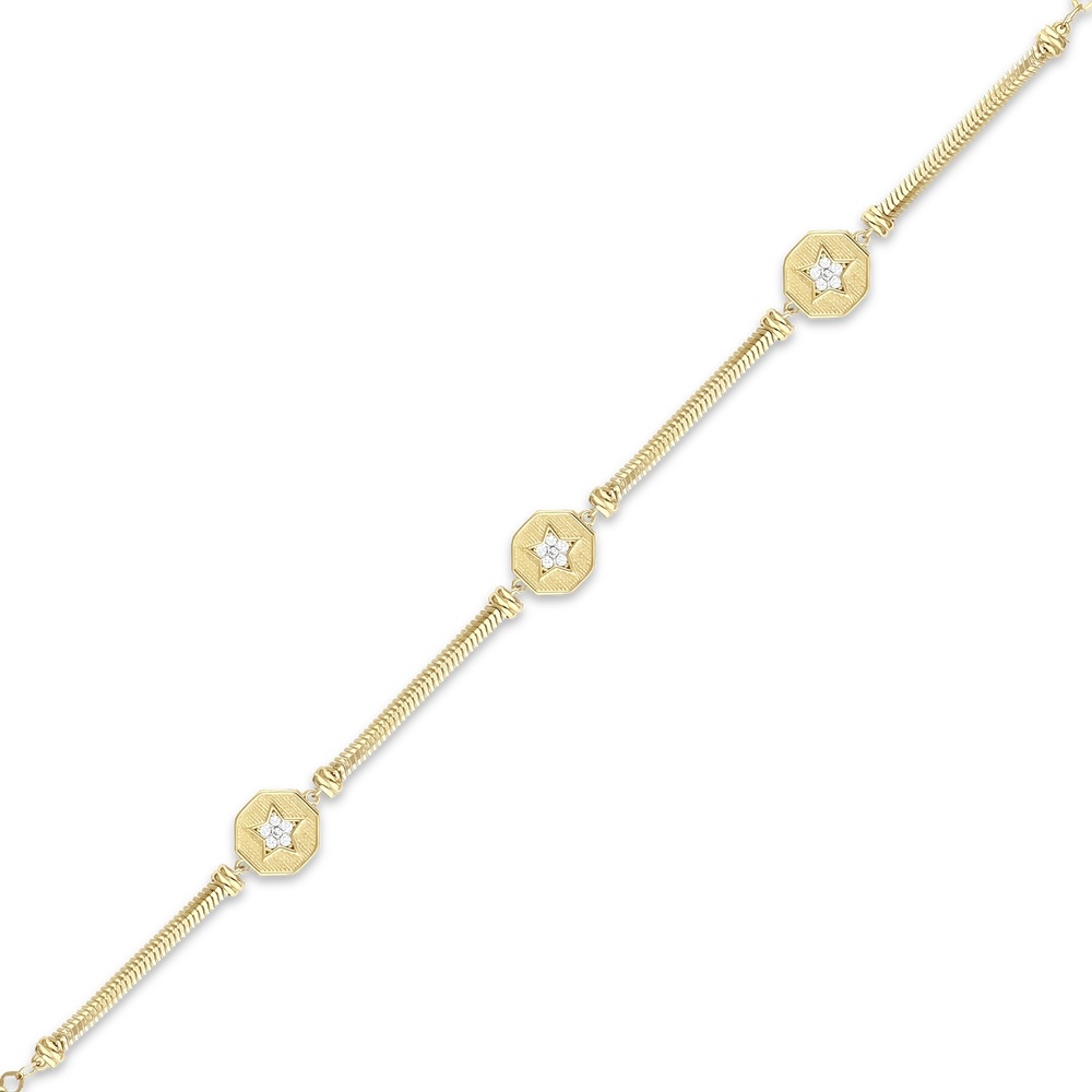 Altın Yıldız Zincir Bileklik