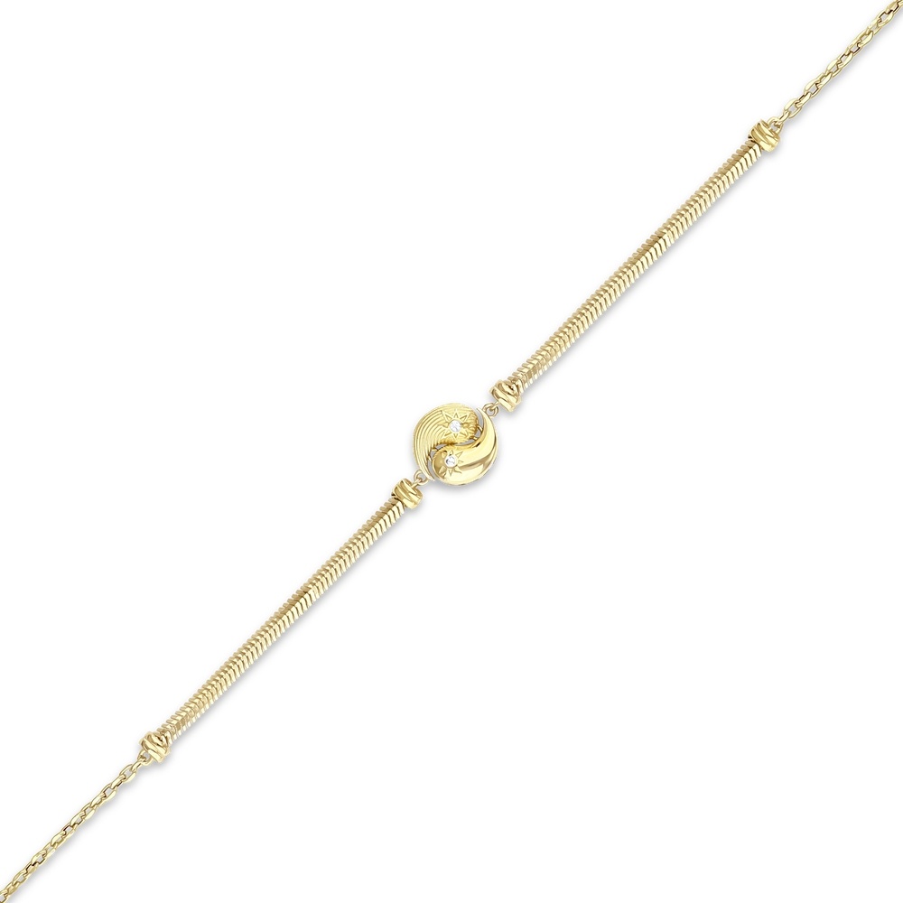 Altın Güneş Zincir Bileklik