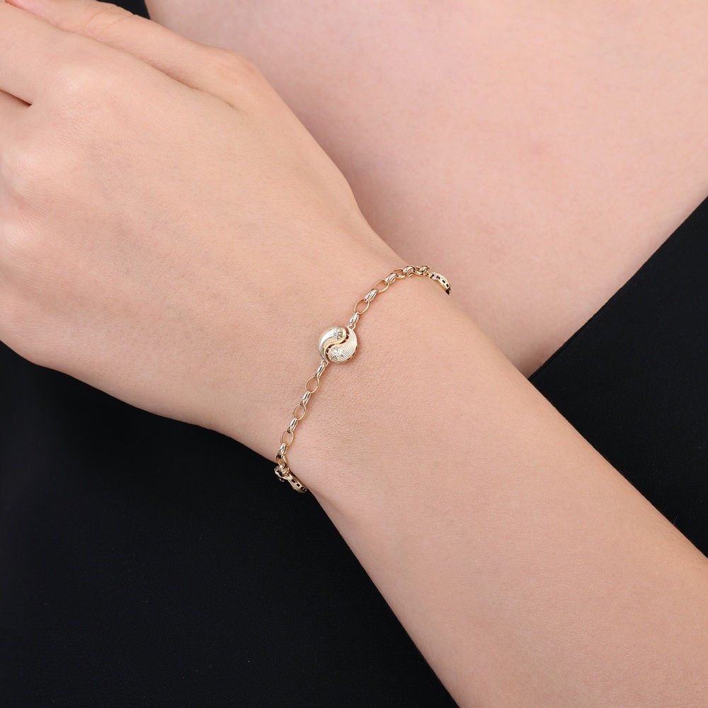 Altın Üçlü Güneş Bileklik