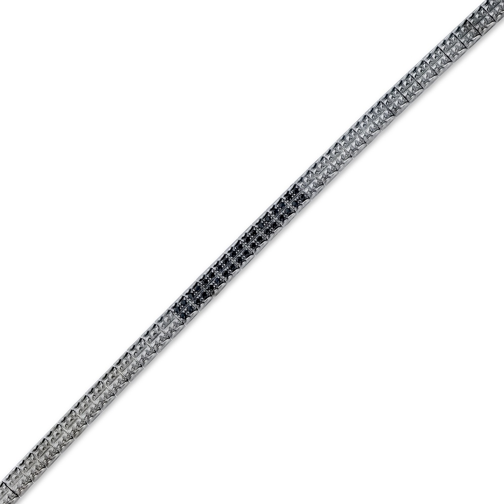 Altın Siyah Taşlı Erkek Bileklik