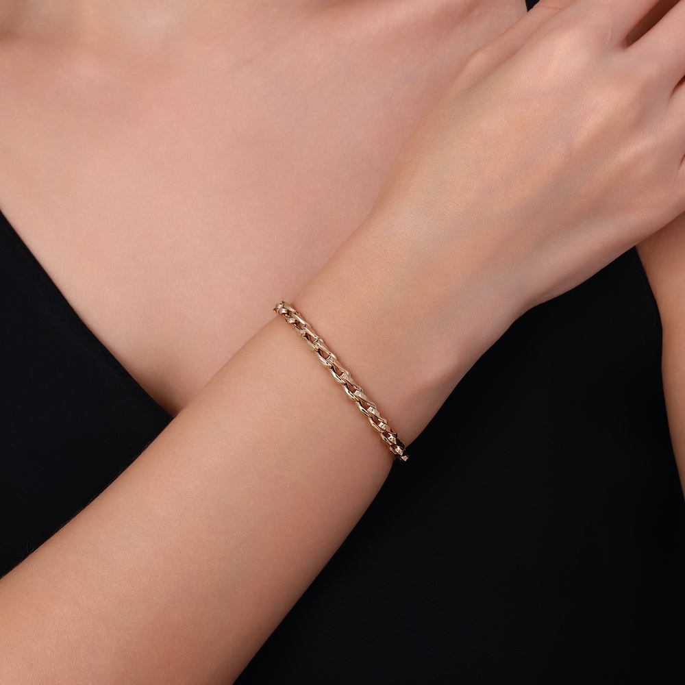 Altın Zincir Bileklik