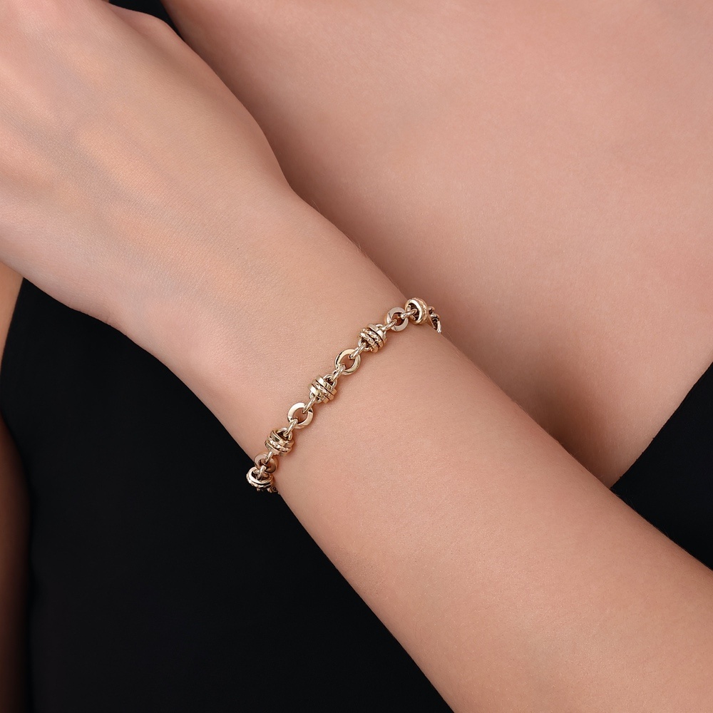 Altın Tasarım Zincir Bileklik