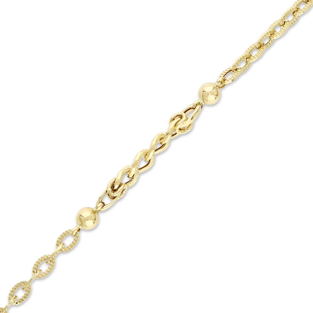 Altın Tasarım Zincir Bileklik