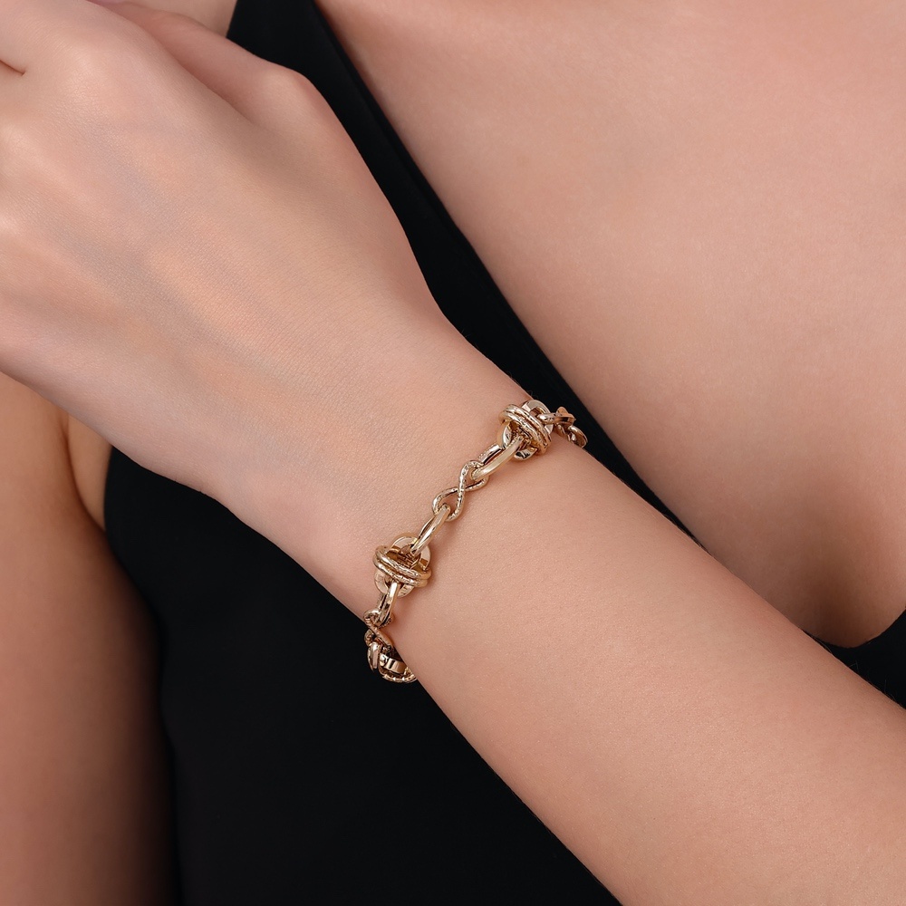 Altın Tasarım Zincir Bileklik