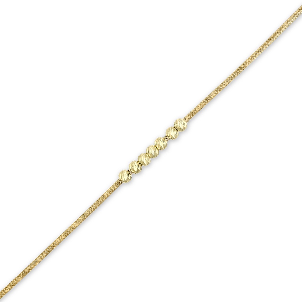 Altın Toplu Zincir Bileklik