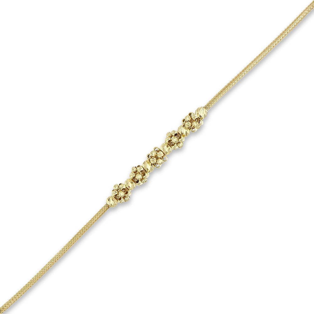 Altın Çiçek Bileklik