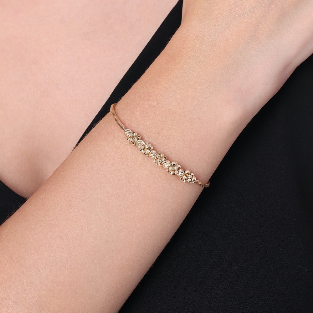 Altın Çiçek Bileklik