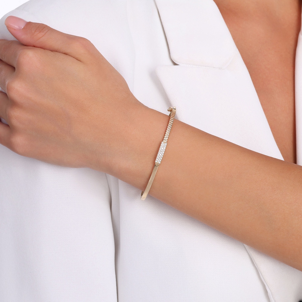 Altın Tasarım Kelepçe