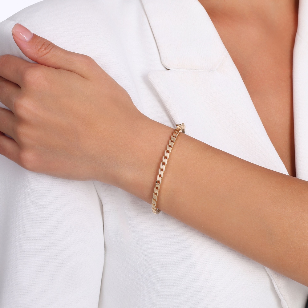 Altın Tasarım Kelepçe