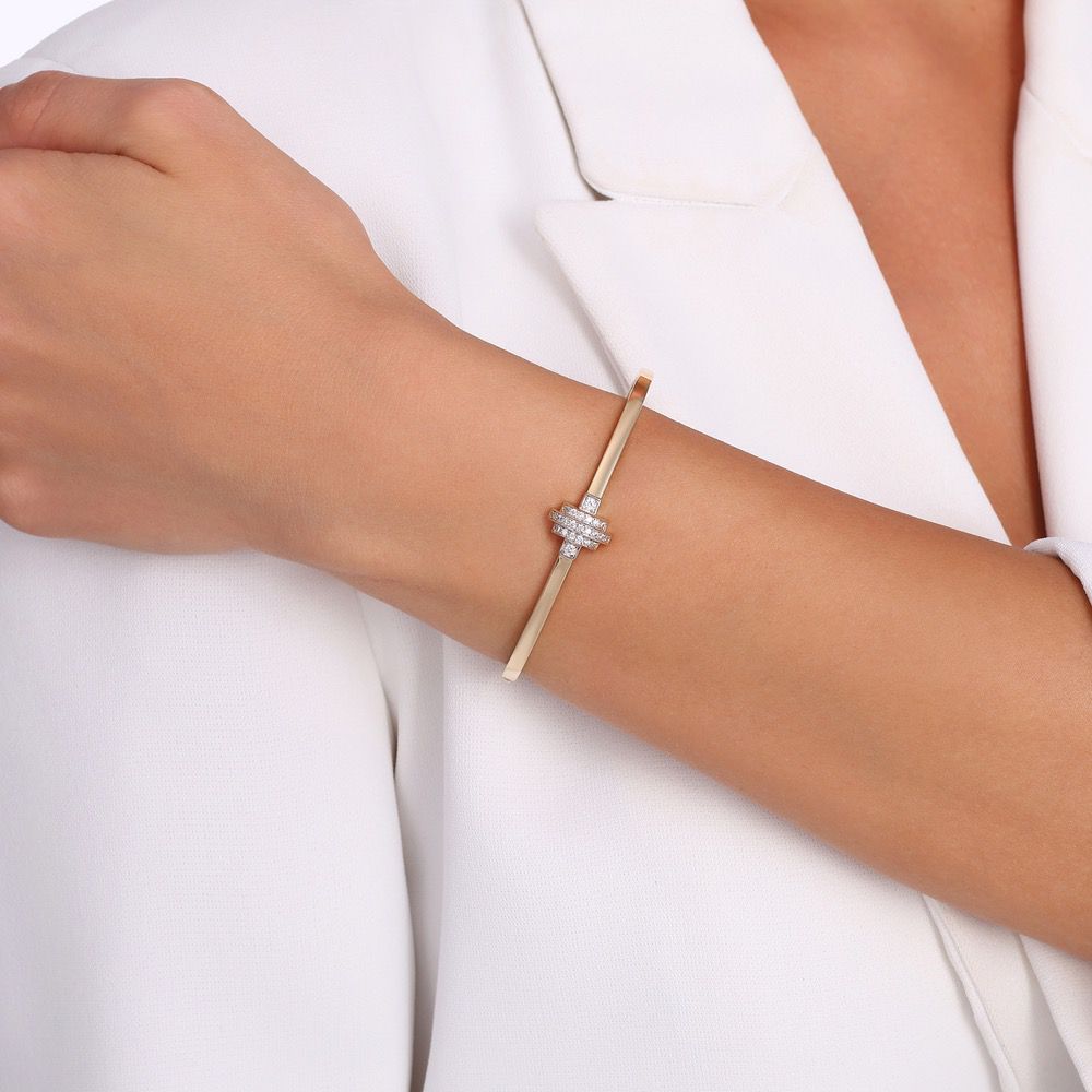 Altın Tasarım Kelepçe