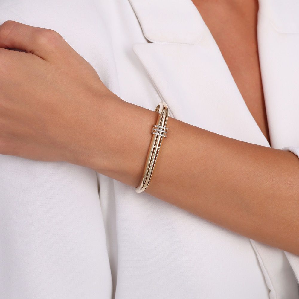 Altın Tasarım Kelepçe