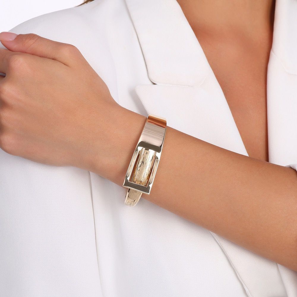 Altın Tasarım Kelepçe