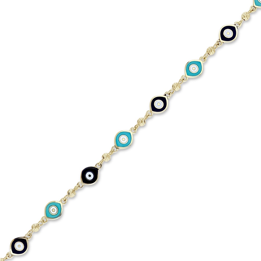 Altın Çocuk Nazar Boncuklu Bileklik