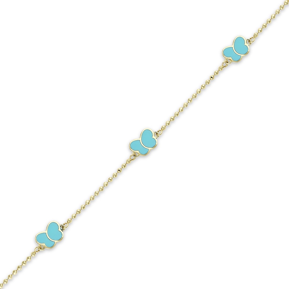 Altın Kelebek Çocuk Bileklik