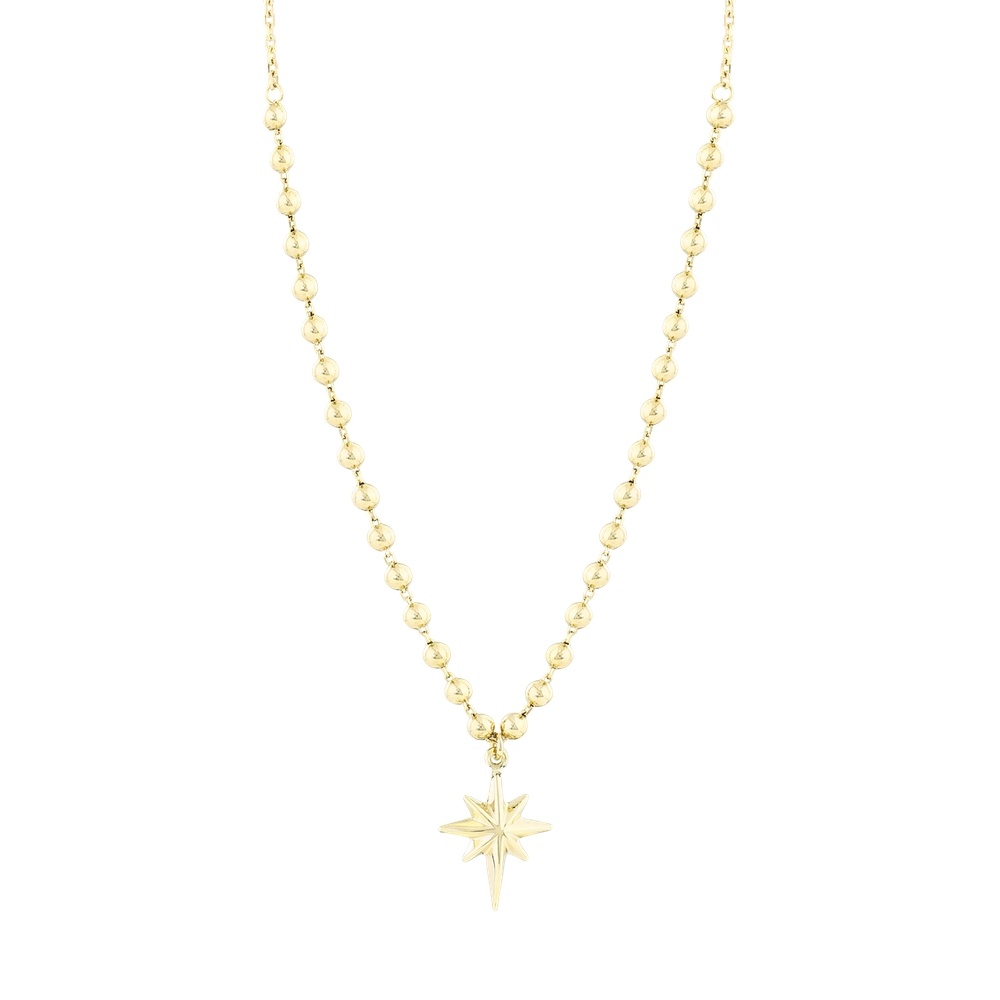 Altın Kutup Yıldızı Kolye