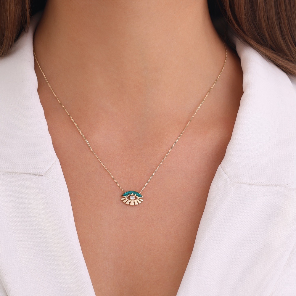 Altın Göz Kolye