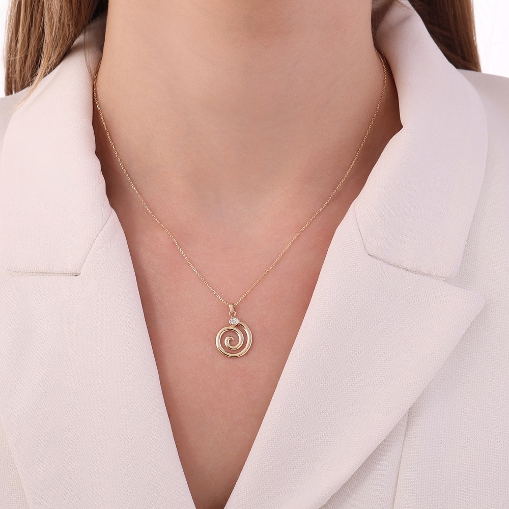 Altın Sarmal Kolye