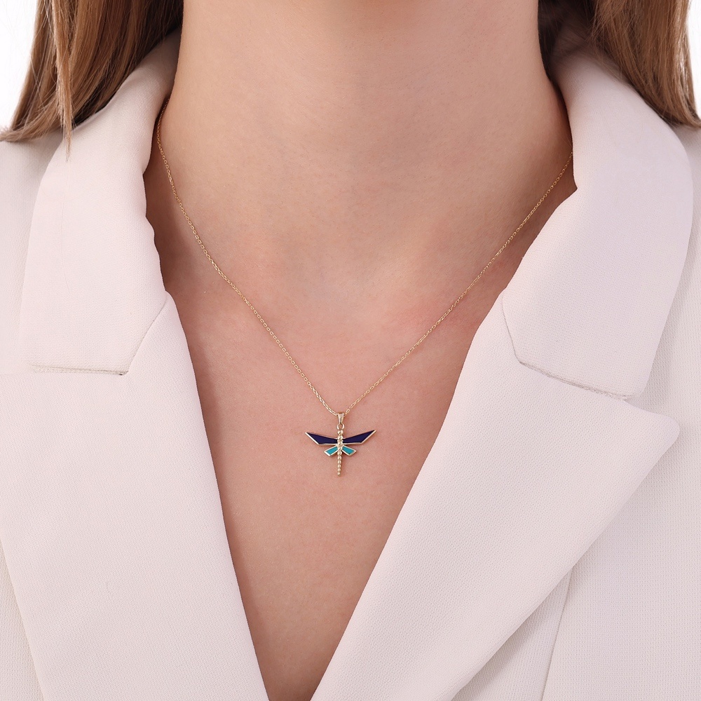 Altın Yusufçuk Kolye