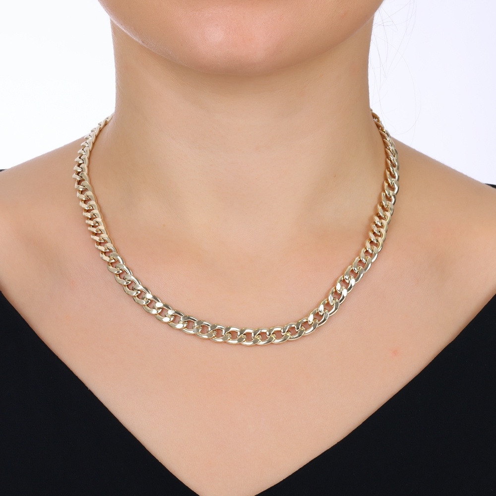 Zincir Formlu Altın Set