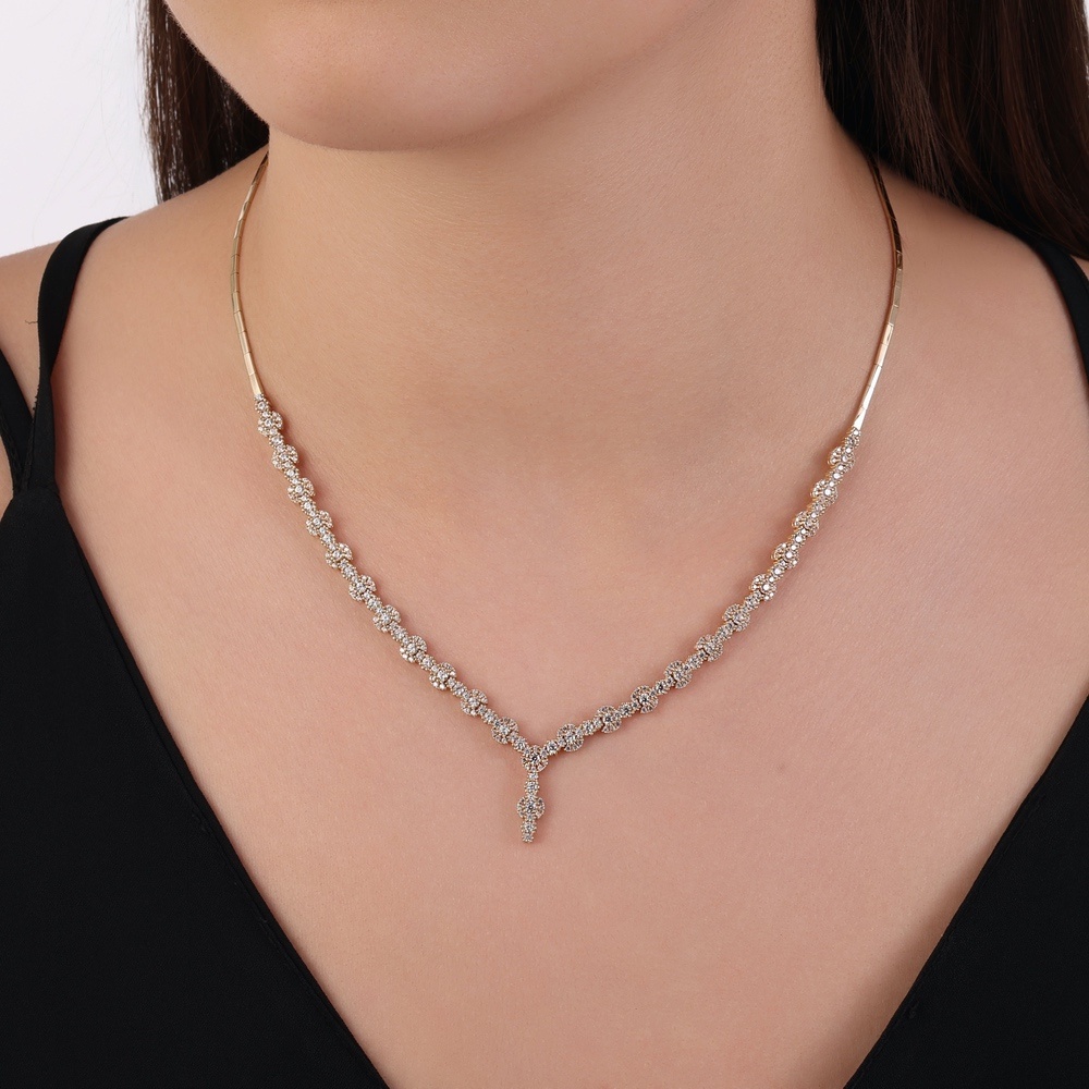 Altın Üçlü Nişan Düğün Set