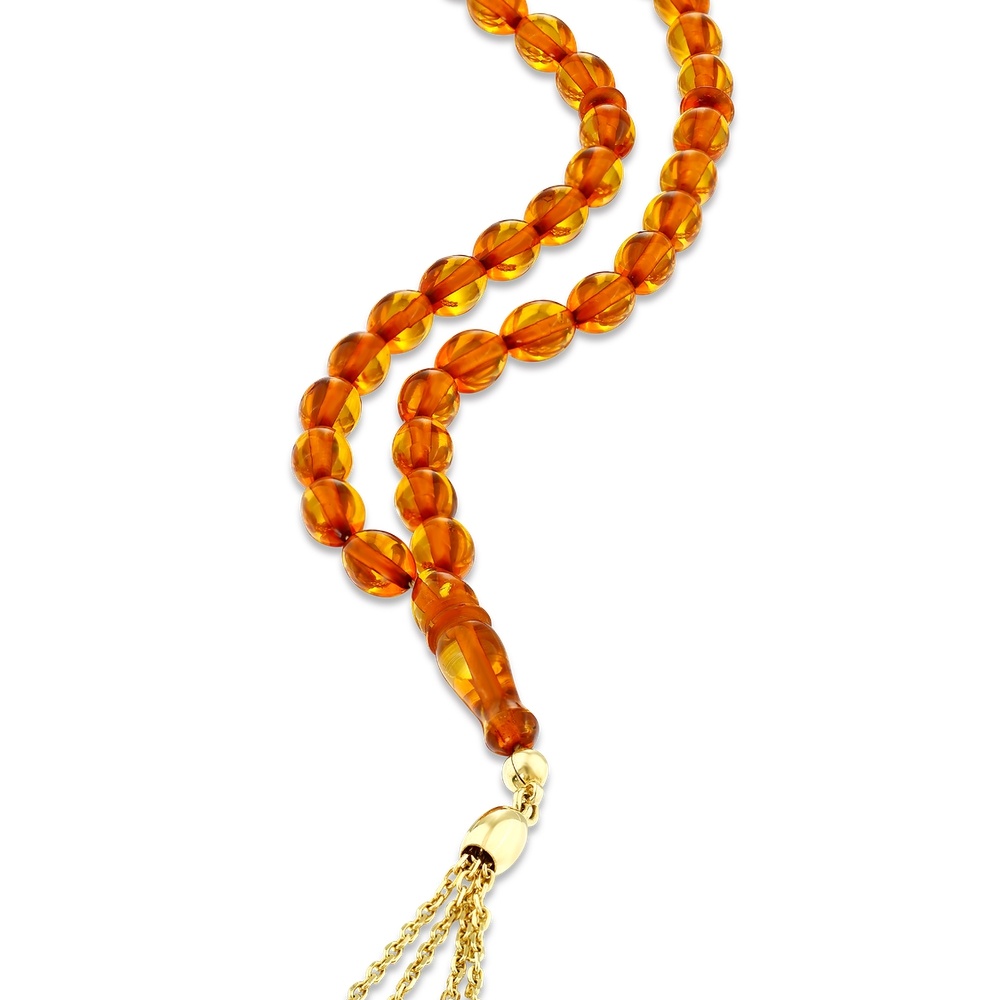 Altın Kehribar Tespih