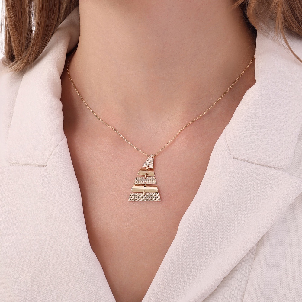 Altın İkili Üçgen Set