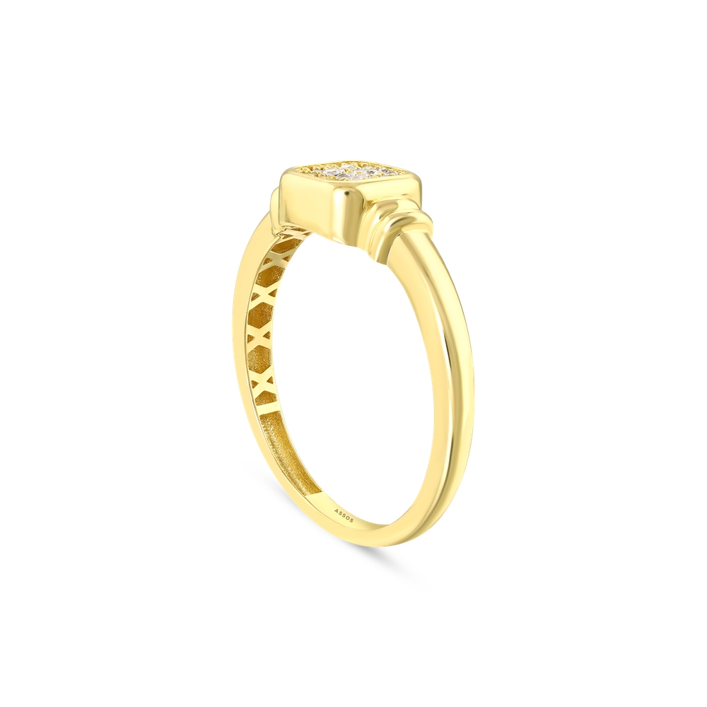 Altın Taşlı Yüzük